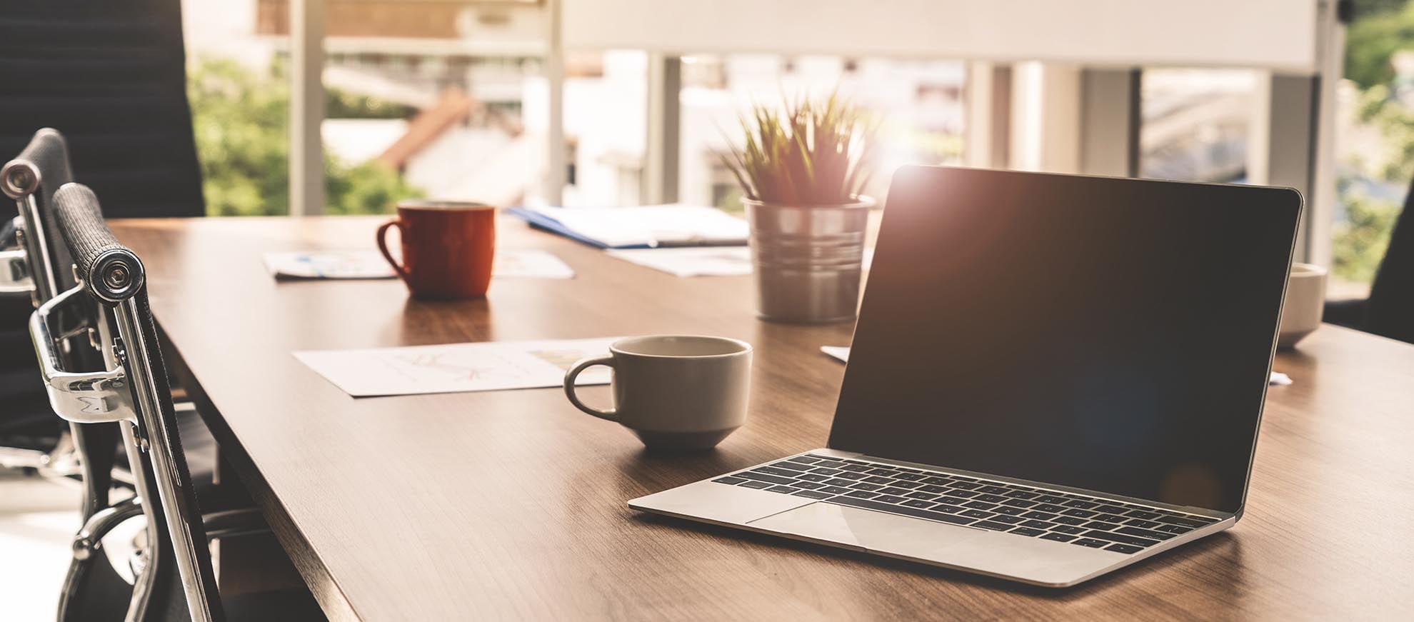 Home office workspace for a Scottsdale business owner