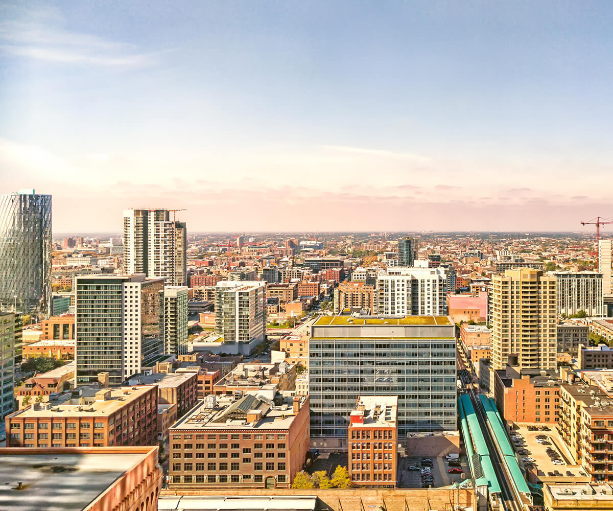 West-Loop-cityscape-view-from-inside-a-skyscraper