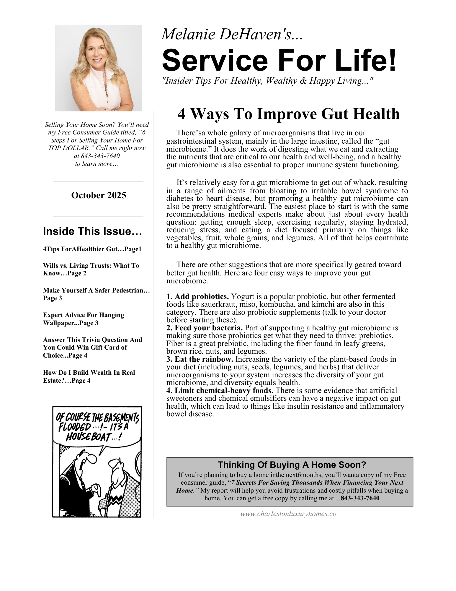 Oct 25 SFL Newsletter pg1