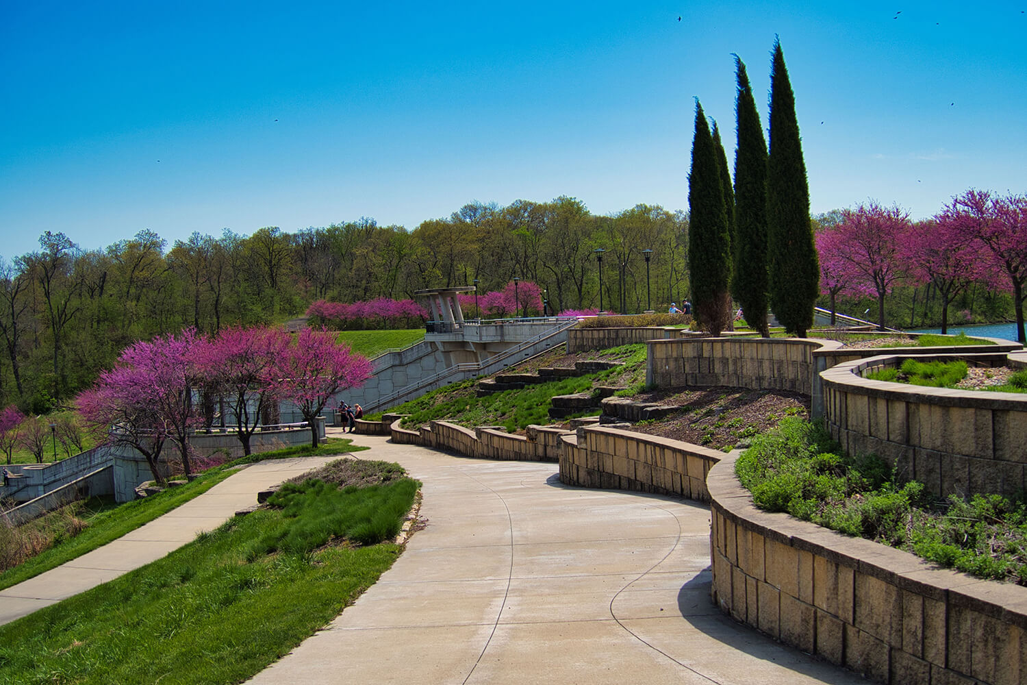 A-beautiful-shot-of-the-Blackhoof-Park-in-Lenexa,-Kansas