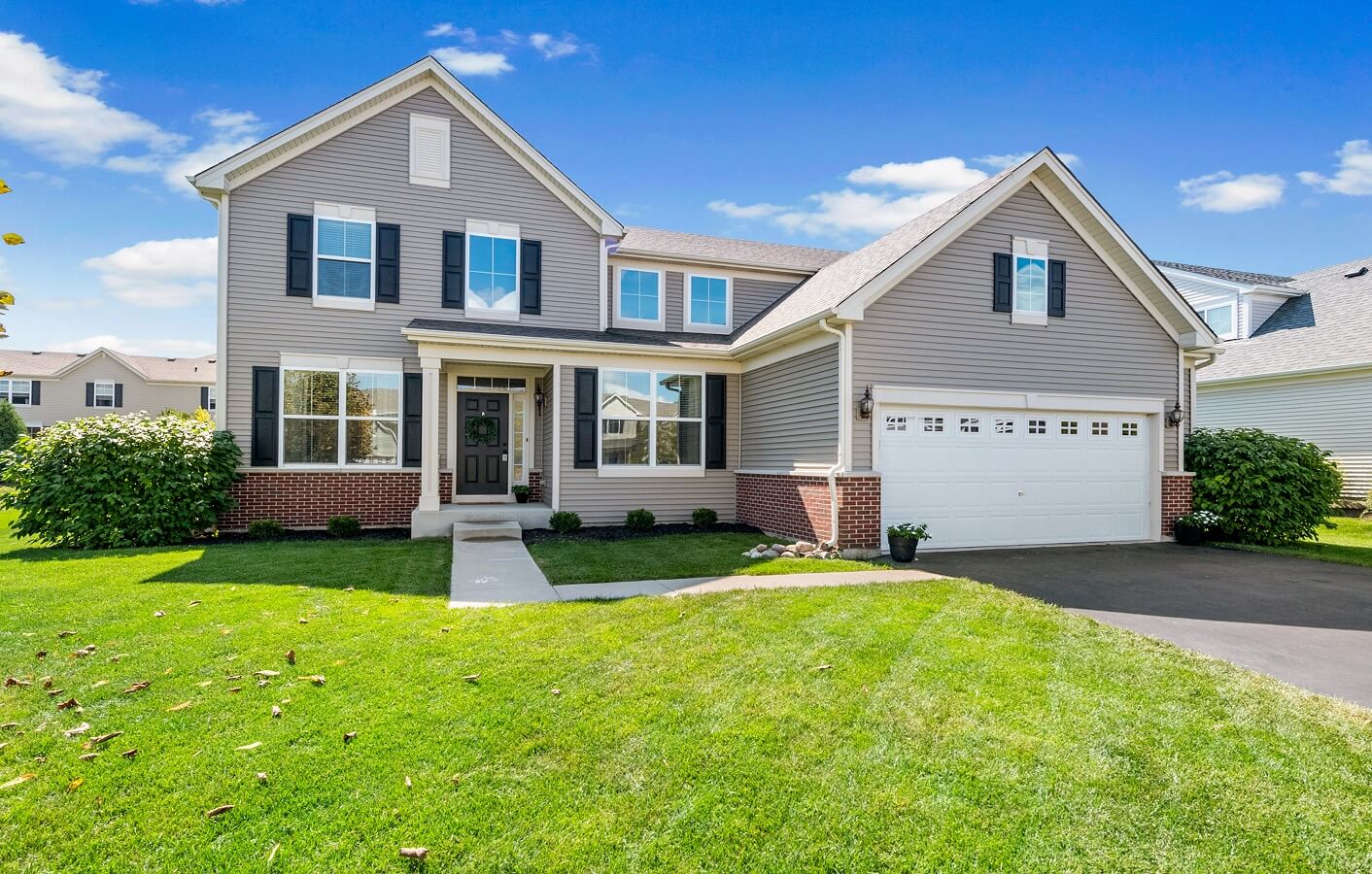 Home Exterior Front Real Residential Estate