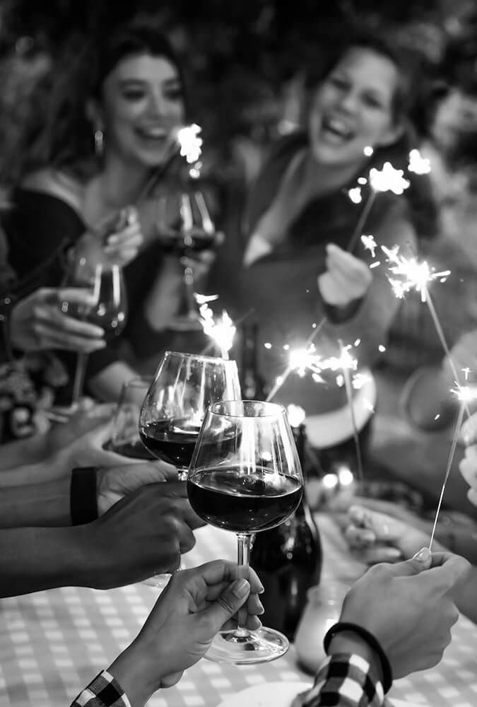 Happy-family-celebrating-with-fireworks