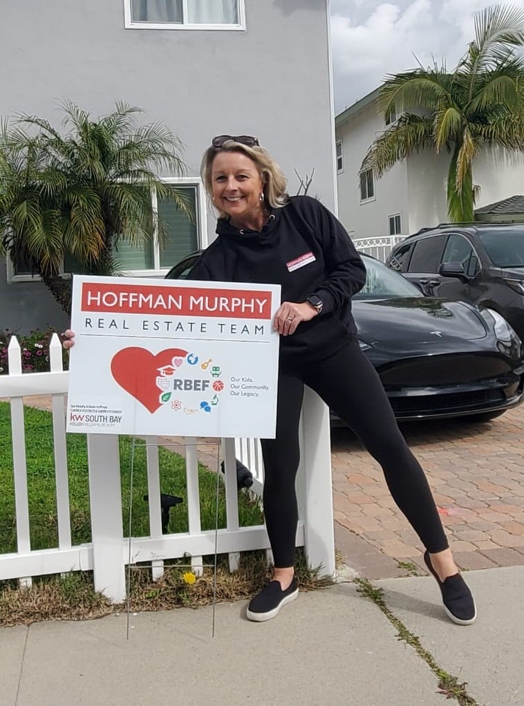 Angelika with RBEF sign