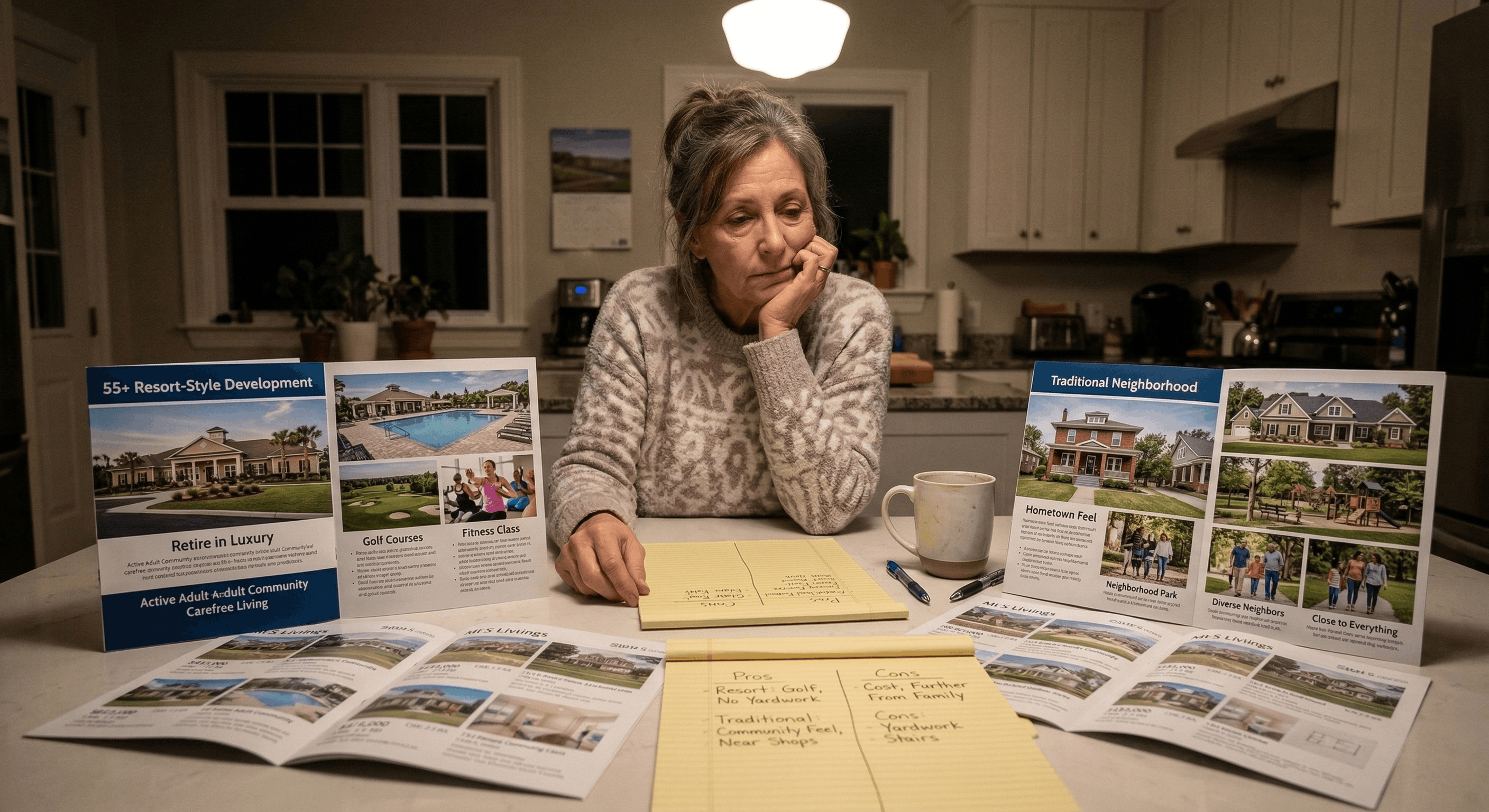 55 plus community or traditional neighborhood