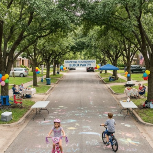 The Grapevine Streets Where Neighbors Actually Know Each Other: Block-Party Culture, HOAs & Walkability to Main Street