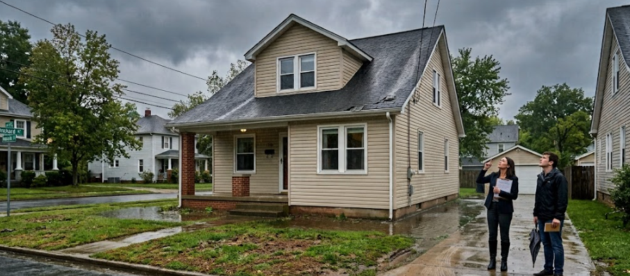 roanoke tx home after rain