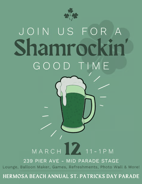 Join Us at the Hermosa Beach St. Patricks Day Parade