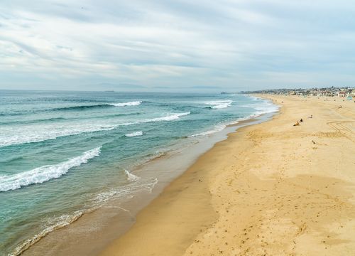 calm ocean sandy beach