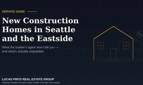 New Construction Homes in Seattle and the Eastside.
