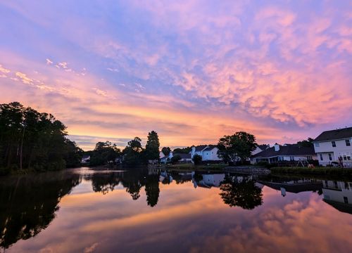 South,Carolina,Sunset,Lake,Reflection