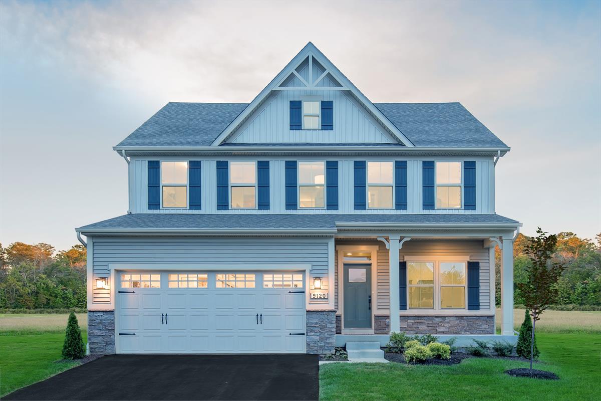 HOME WHITE WITH BLUE