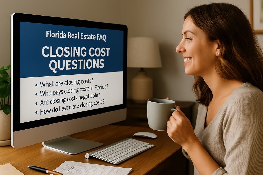 FAQs About Florida Real Estate Closing Costs