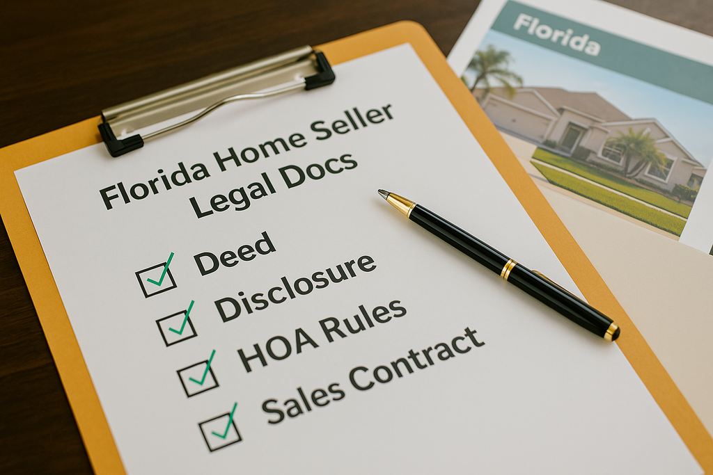 Legal Checklist for Selling Your Florida Home