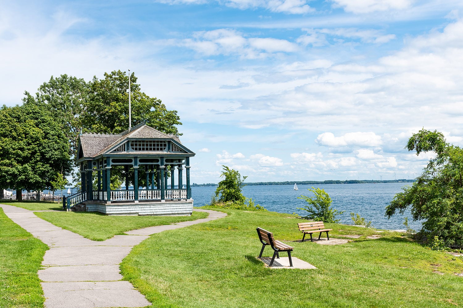 Beautiful,Summer,View,Of,Kingston's,Newlands,Pavilion,Built,In,1896