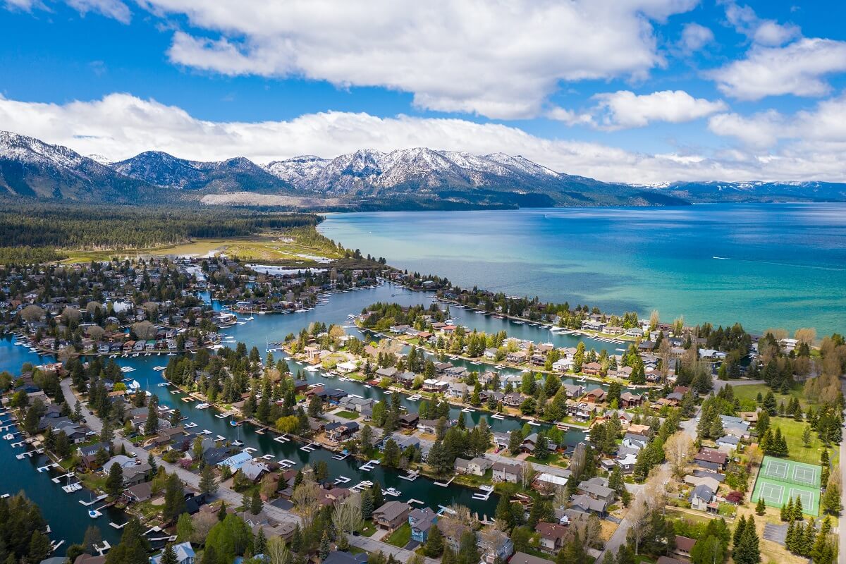 South Lake Tahoe Keys in Summer