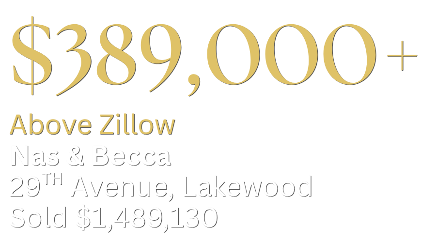 Nas & Becca 29TH AVENUE, ARVADA SOLD $1,489,130 $389,000 (1)