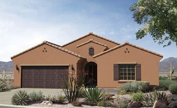 The Cottonwood Floor Plan at Fireside Desert Ridge