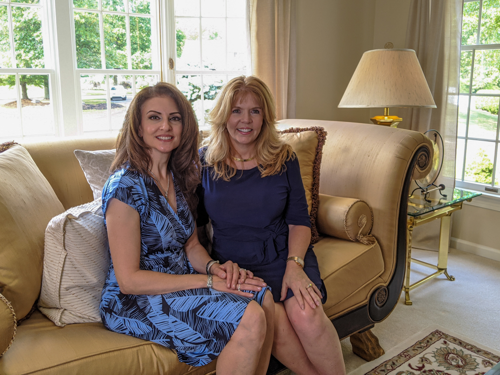 Hazel Smith and client Anna Marie in Richboro Pa