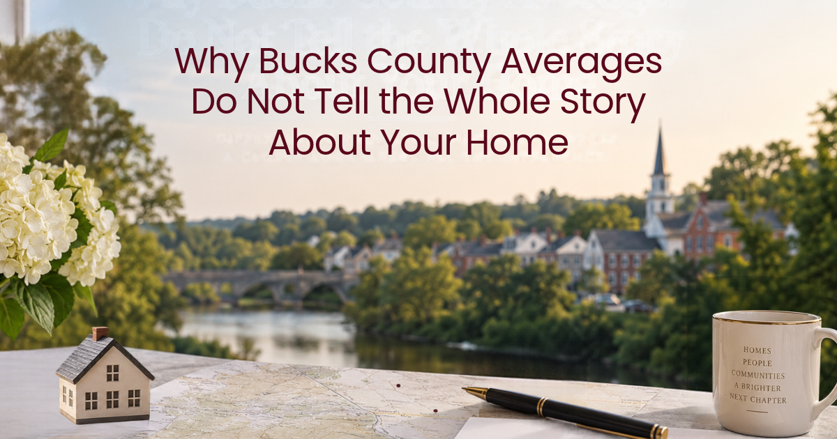 Hazel Smith Why Bucks County Home Price Averages do not tell whole story about your home value