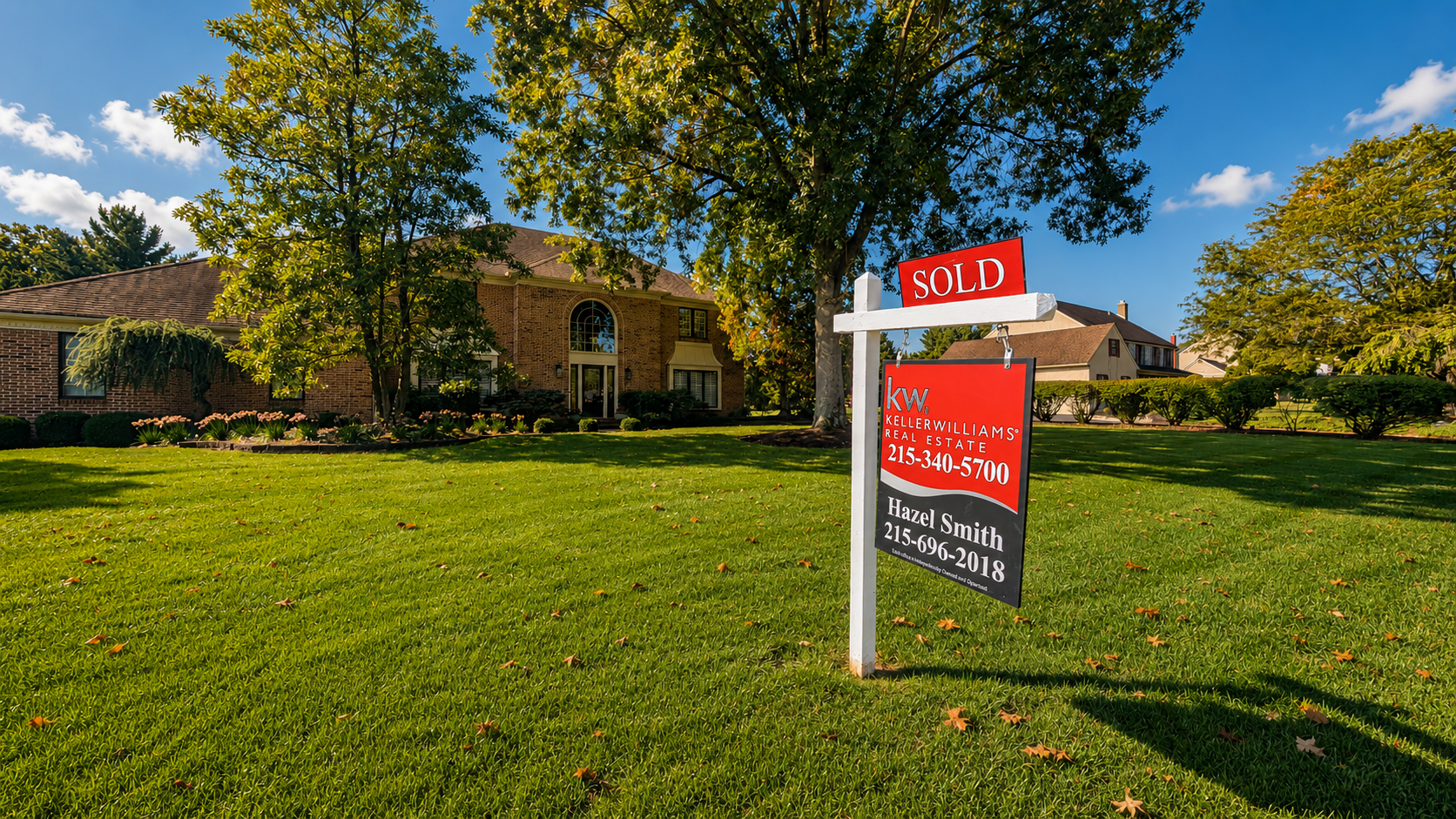 SOLD SIGN Churchville Bucks County Pa Hazel Smith
