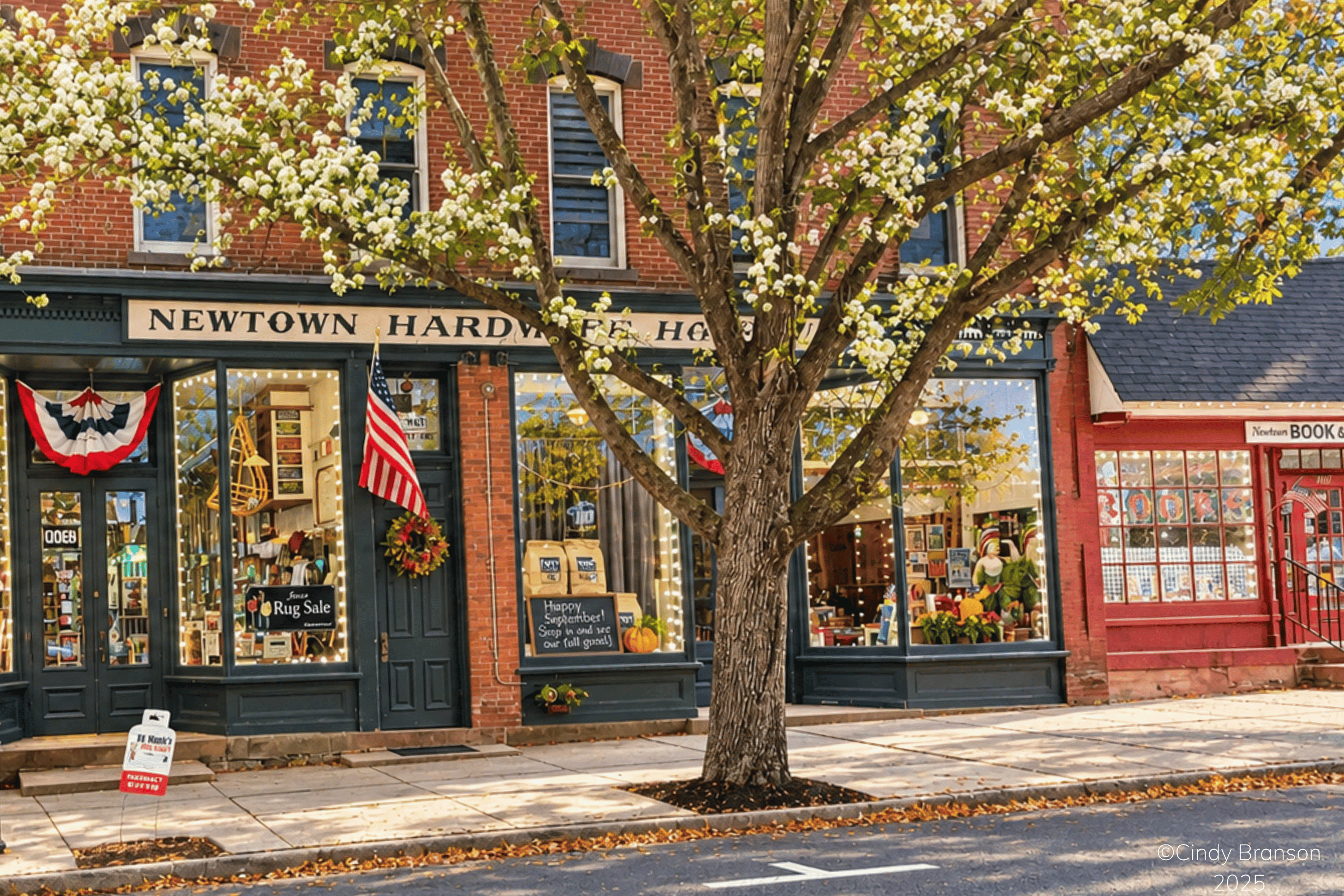 State Street Newtown Pa with Newtown Hardware and Newtown Book and Record Exchange