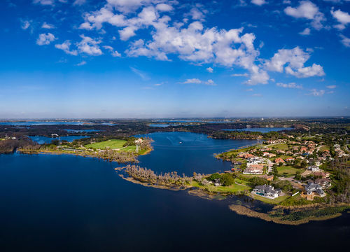 Aerial-view-of-Windermere-Lakes-in-florida