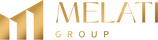 Melati gold logo horizontal with text - Melati Real Estate Group
