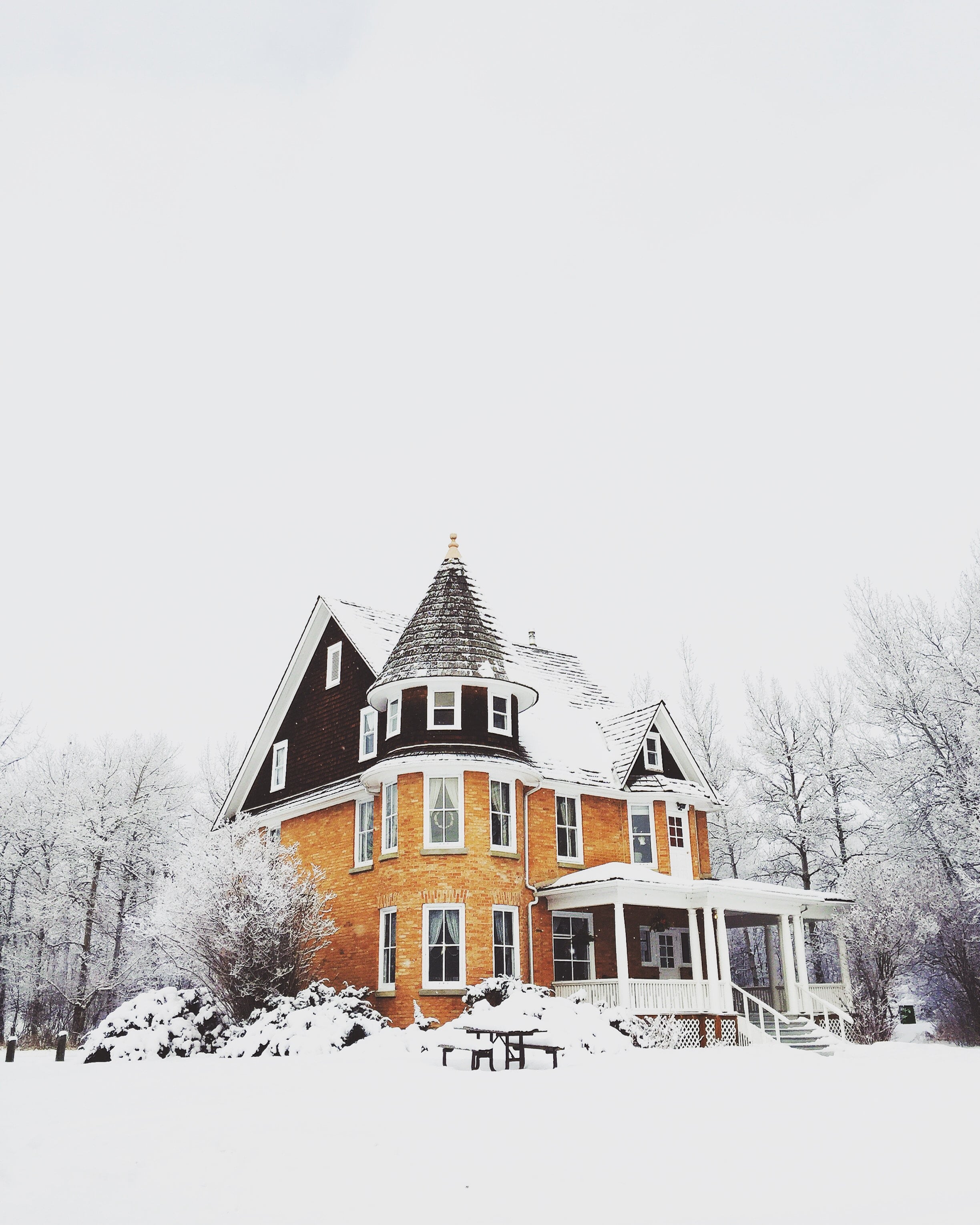 winter victorian exterior