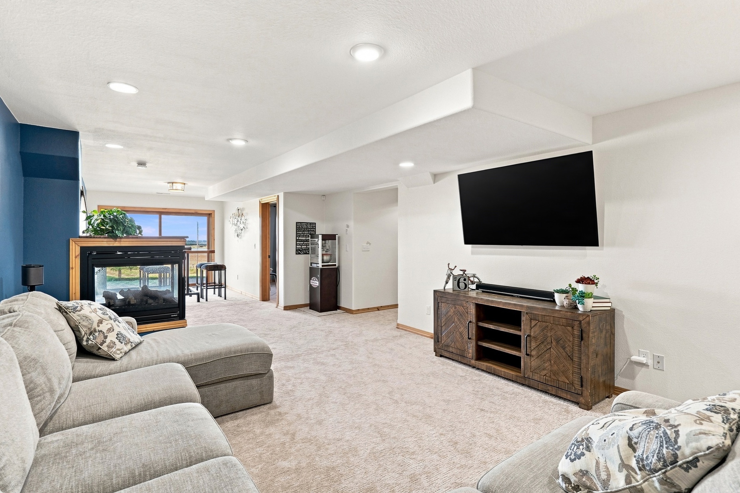 Basement family room at 19887 Gobbler Road