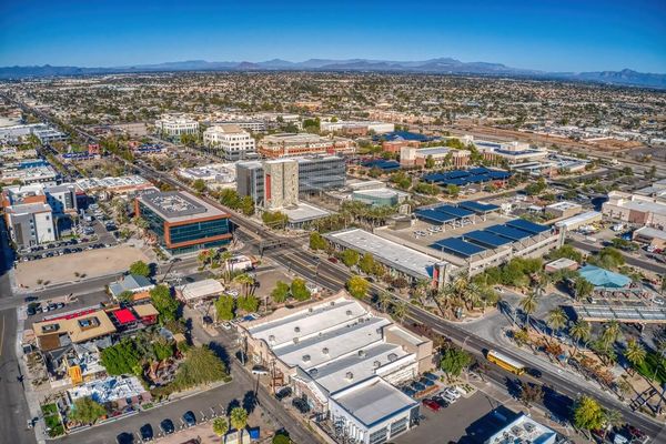 Aerial View of the Phoenix Suburb of Chandler, Arizona