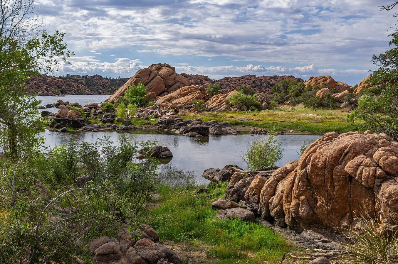 Beautiful rocky landscape at Watson Lake in Prescott