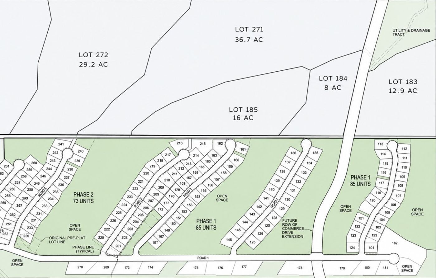 Hidden Hills community site plan in North Prescott