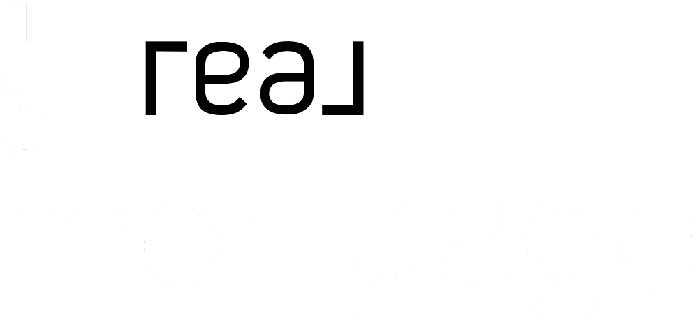 One Real Mortgage Wordmark Logo White