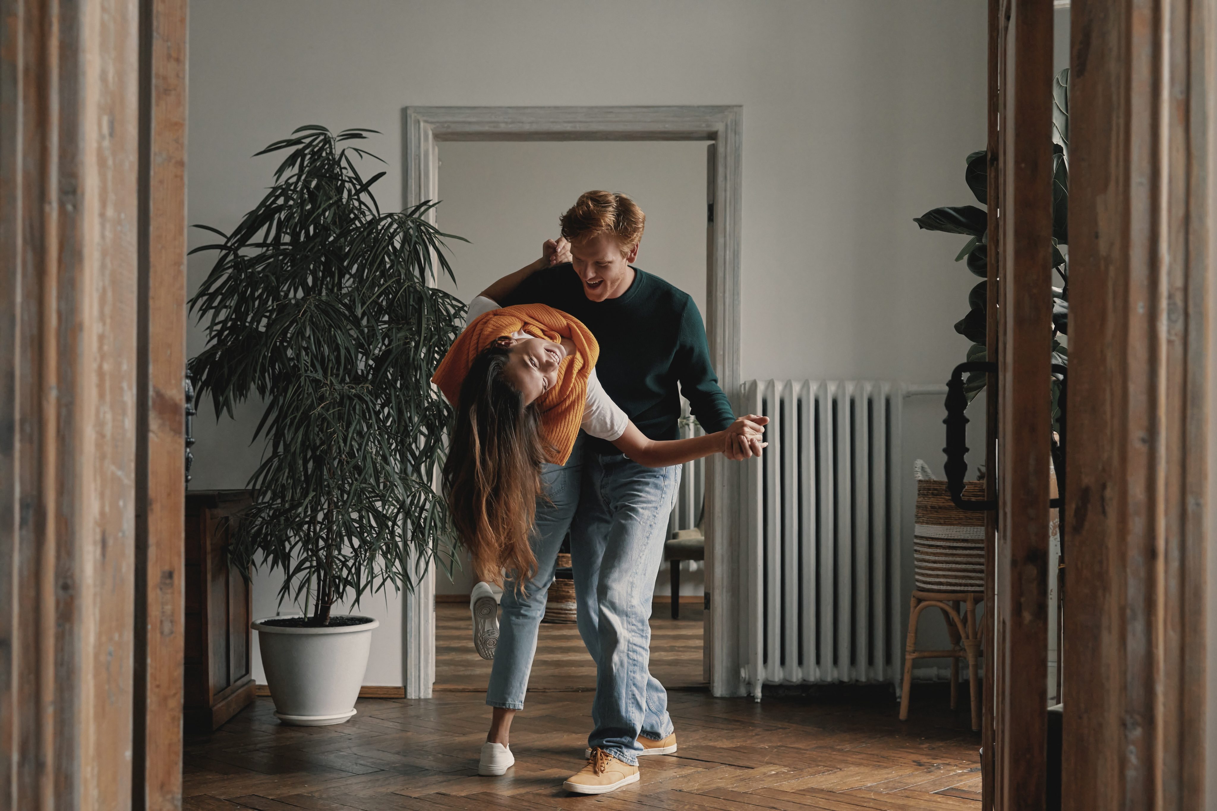 Couple reviewing home costs and considering buying versus renting