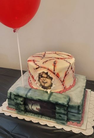 custom halloween cake