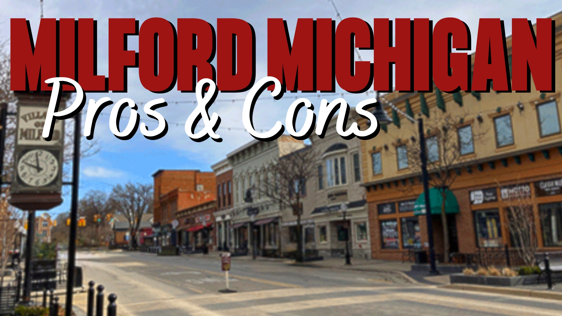 pros and cons of living in milford michigan