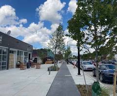 Ecorse Road Michigan streetscape