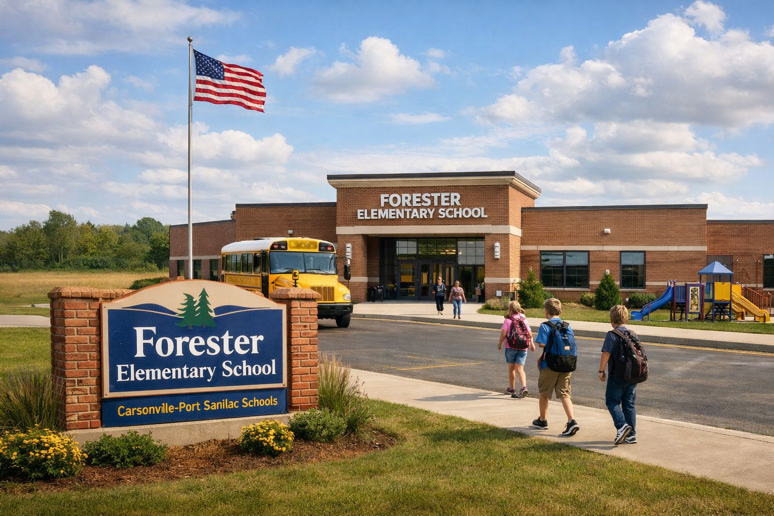 Forester Township, Michigan school