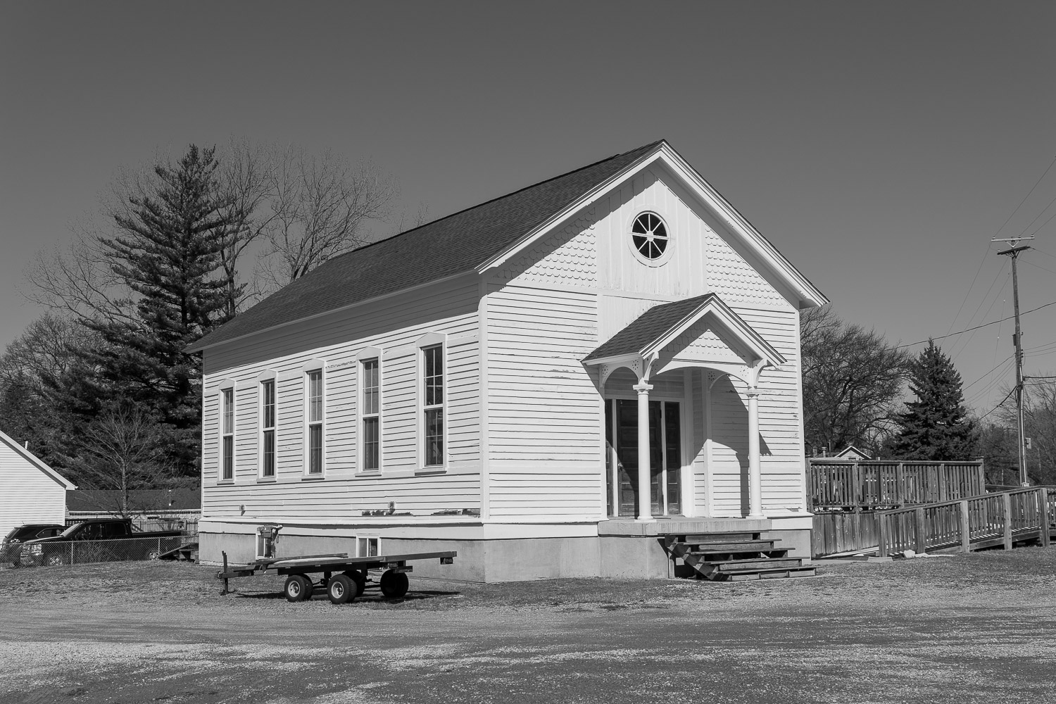 Jacob Chapman School, in Bay City, Bangor Township, Bay County, Michigan