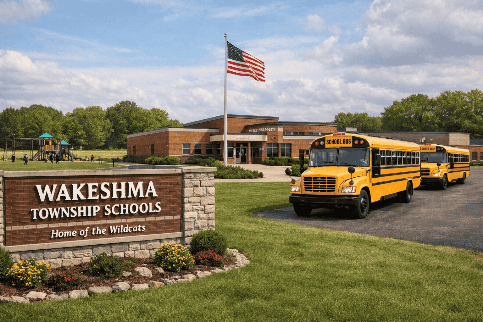 Wakeshma Township school (1)