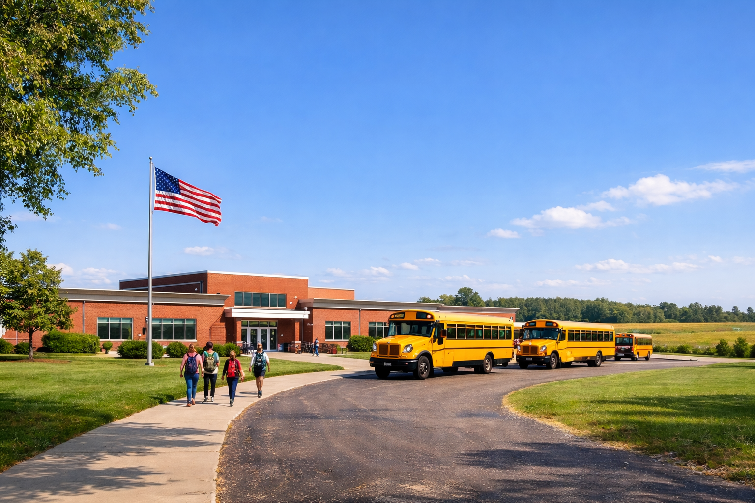 algansee township, michigan school
