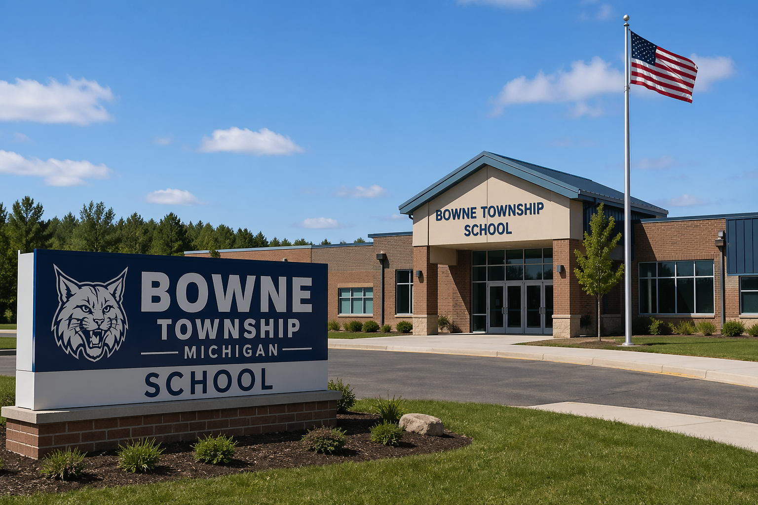 Bowne Township, Michigan school
