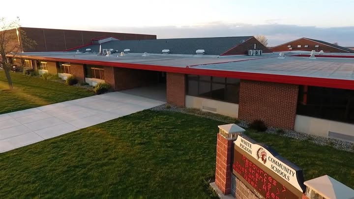 White Pigeon, Michigan school