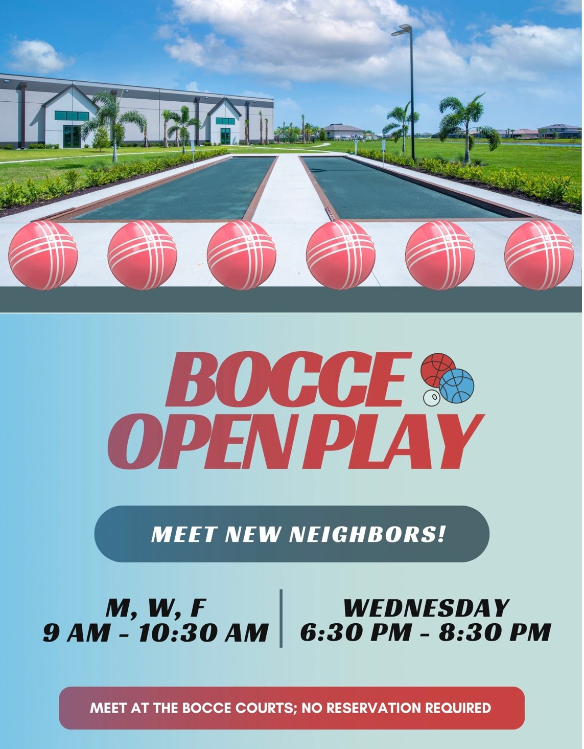 Boccee Open Play