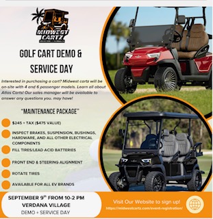 Golf Cart Demo and Service Day