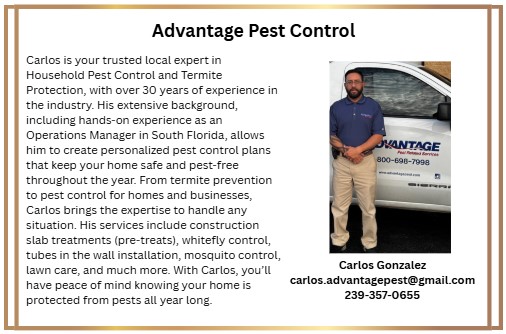 Carlos Gonzalez - Advantage Pest Control