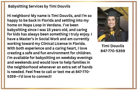 Timi Douvlis - Babysitting Services