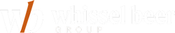 Whissel Beer Group Logo 02 (secondary, white, orange)