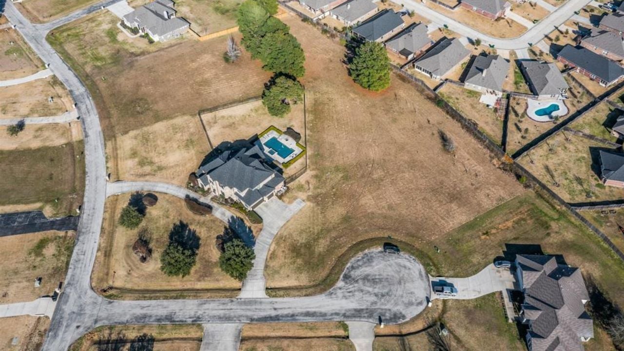 Pre-construction lot topography