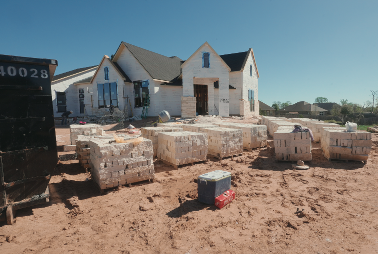 Interior construction status